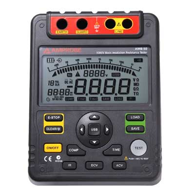 Amprobe AMB-50 Industrial High-Voltage Insulation Tester