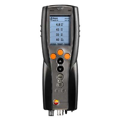 Testo 340 Flue gas analyzer for use in industry