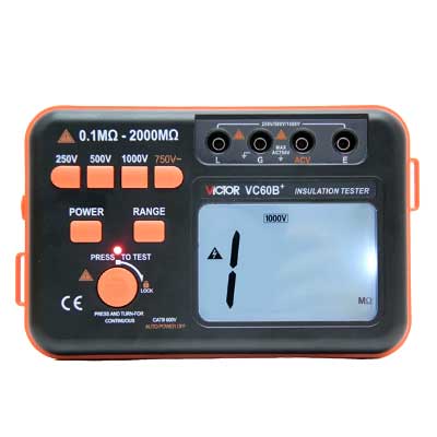 VICTOR VC60B+ Digital Insulation Resistance Tester